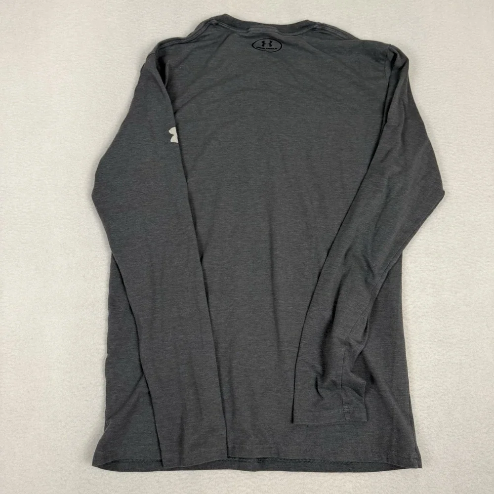 Under Armour Project Rock Iron Paradise Shirt‎ Mens Small Gray Long Sleeve